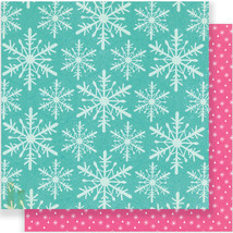 American Crafts Snow Cocoa Double Sided Cardstock 12 X12 Wonderland - £63.90 GBP