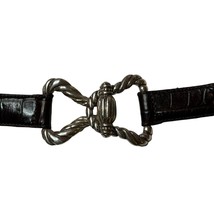 Barse Belt Collection Black Leather Belt Size Medium - $25.07