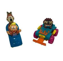 Warner Bros. Fox and Baby In Wild Roller Coaster  and Taz in Truck  Plas... - $12.07