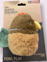 BARK Super Chewer Rooster Dog Toy - Fowl Play Pet Dog Puppy Supplies Chew Toys - £7.18 GBP