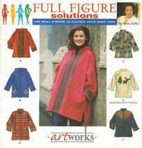 Misses Plus Size Full Figure Hoax System Oversize Jackets Sew Pattern 18W - 24W - £9.43 GBP