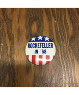 Rockefeller in 68 pinback political button pin movie photo prop - $19.75