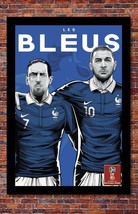 2018 World Cup Soccer Russia | TEAM FRANCE Poster | 13 x 19 Inches - £11.82 GBP