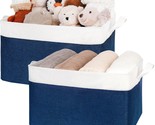 Closet Storage Bins With Handles, Fabric Containers For Organizing, Toys... - $43.99