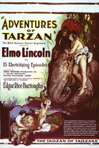 Elmo Lincoln in Adventures of Tarzan 16x20 Canvas - £55.87 GBP