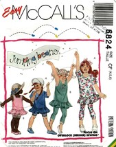 Girls&#39; TUNIC &amp; LEGGINGS 1992 McCall&#39;s Pattern 5824 Size 4,5,6 UNCUT - $12.00