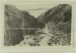 Vintage Rppc Postcard Steel Cantilever Bridge Dead Horse Gulch Yukon Territory - £12.77 GBP