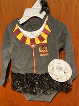 Girl's Harry Potter Tutu Bodysuit with Headband 12 Month *NEW* o1 - $16.99