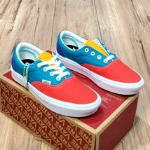 Vans Comfycush Era Multicolor Block Womens Size 7 Red Blue Shoes - $42.56