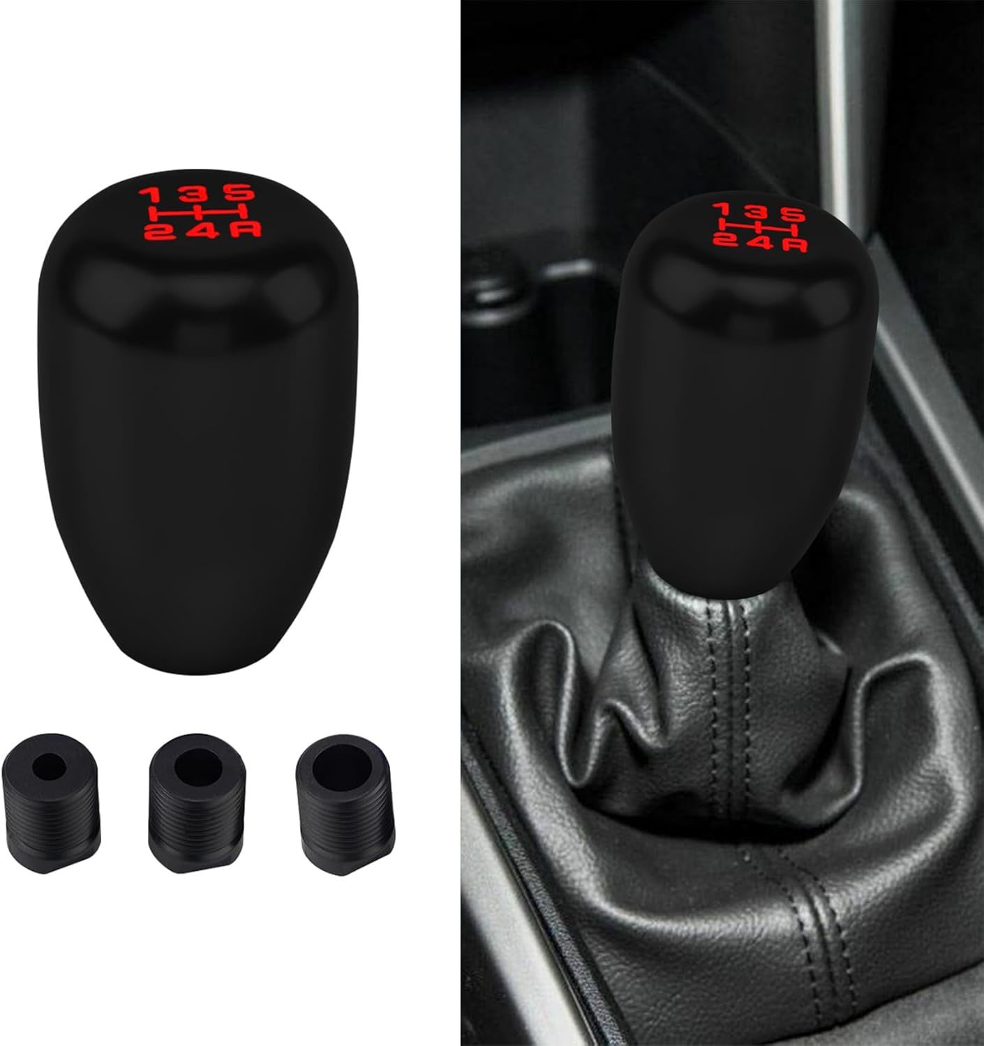 Car Gear Shift Knobs, Manual Gear Shift Knobs Replacement, Universal Car... - $22.77