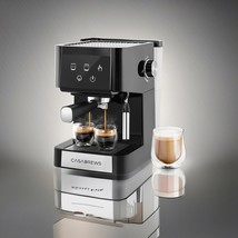 NEW 20 bar Double Espresso Coffee Machine Milk Frother Wand Detach Water... - $79.17