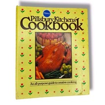 Pillsbury Kitchens Family Cookbook Yellow 1984 HC Recipes Vintage Ring Binder  - $25.95