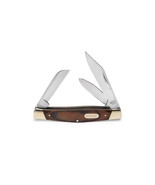 Buck Knives 371 Stockman 3-Blade Pocket Knife with Woodgrain Handle - $53.92