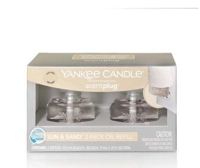 Yankee Candle ScentPlug Oil Air Freshener Plugin Refills, Sun & Sand, 2 Pack - $16.95