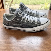 Converse All Star Sneaker Womens 7 Heathered Gray Low Padded Tongue Shoe... - $29.28