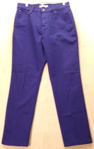 Levi&#39;s 512 Jeans Women Size 30 Purple Casual Flat Front Slim Fit Skinny Leg Logo - £17.98 GBP