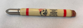 Famous Hot Wiener Lunch Pencil Bullet Style Vtg Advertising Hanover PA - £23.70 GBP