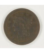 1852 1C Large Cent in VF Condition, Brown Color, Nice Detail for Grade - €37,12 EUR
