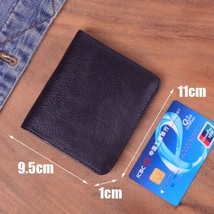 AETOO Leather wallet, men&#39;s short casual multi-card bit zero wallet, men&#39;s head  - £21.11 GBP