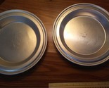 vintage aluminum no drip pie pans - $23.74