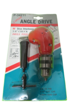 1 Speed Angle Drive 90 Degree Angle Drive Attachment Drill Tool P-34211 New - £11.62 GBP