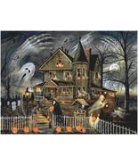 Counted Cross Stitch patterns/ Halloween Haunted House/ Halloween 43 - $5.00