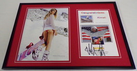 Hannah Teter Signed Framed 12x18 Swimsuit Photo Display - £85.80 GBP