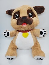 27&quot; Fiesta Dog Puppy Bruno &amp; Buster Pug Bulldog Brown Plush Stuffed Toy - £39.15 GBP
