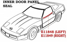 1990-1996 Corvette Seal Inner Door Panel USA Left - £46.70 GBP