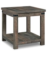 Hollum - Rustic Brown - Square End Table - $2,243.28 MXN