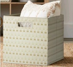 Better Homes &amp; Garden™ ~ PATCHWORK STRIPE  ~ 12.75&quot; ~ Fabric Storage Cub... - $644.37 MXN