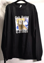 God Hates Tatoos Sweatshirt Mens Black 2XL - €17,32 EUR