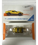 2018 HOT WHEELS ID SERIES 1971 LAMBORGHINI MIURA P400 FACTORY FRESH 3/6  - $24.35 CAD