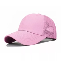Mens Womens Trucker Hat Mesh Back Plain Snapback Baseball Cap Blank Viso... - $13.99