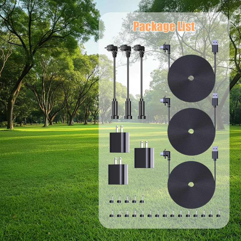 3Pack 26.2Ft/8M Power Cable and Adapter for Blink Outdoor 4(4Th Gen) & (3Rd Gen) Item image 5
