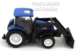 4 Inch New Holland Tractor T6 with Loader 1/48 Scale Diecast &amp; Plastic M... - £14.78 GBP