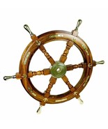 BLACK SKY NAUTICALS Nautical 24&quot; Ship Steering Wheel Rustic Rope Accent ... - $126.42