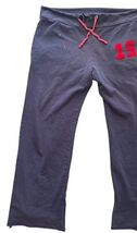 Vintage ACE USA Sweatpants L Navy Red 15 Drawstring Wide Leg image 2