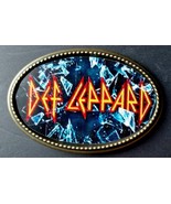 DEF LEPPARD Rock Group  Epoxy PHOTO MUSIC BELT BUCKLE NEW! - $17.77