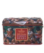 Vintage Teddy Bears Theme Tin Music Box Made in the United Kingdom - WORKS - $17.68 CAD