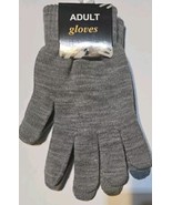 Classic magic adult gloves 95%Acrylic and 5% Spendex One Size Fit All Gray - $6.92