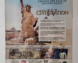 Sid Meier&#39;s Civilization IV 4 PC 2004 Video Game Magazine Print Ad - $11.87