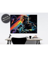 PRINTABLE wall art, Buck Rogers in Space Black Light style, Landscape | ... - £2.73 GBP