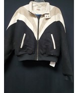 Mother The Big M Jacket Coat Tokyo Drift Black Beige White Zip Up Size L... - $2,763.35 MXN