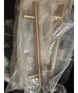 Solid Bar (8-Pack) Cabinet Handles 5-1/16&quot; Champagne Bronze Cabinet Pull... - $28.52 CAD