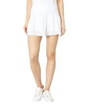 Lilly Pulitzer Gardenia Resort White Match Point Eyelet Skort Sz L NWT - $57.42