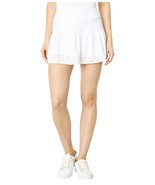 Lilly Pulitzer Gardenia Resort White Match Point Eyelet Skort Sz L NWT - $57.42