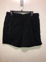 NWT Forever 21 Mens XL Black Mesh Lined Swim Trunks Bathing Suit Bottoms - £7.73 GBP