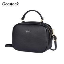 Geestock Vintage  Crossbody Bags Women Fashion Shoulder Messenger Bag PU Leather - £27.11 GBP