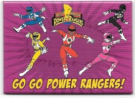 Mighty Morphin Power Rangers Go Go Power Rangers Refrigerator Magnet NEW... - £3.16 GBP